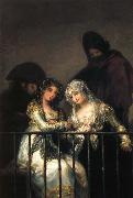 Francisco Goya Majas on a Balcony oil painting picture wholesale